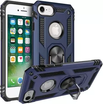 Противоударный чехол для iPhone 7 Armor Military Drop Защитное кольцо-держатель Магнитный чехол для iPhone 7 Plus 7Plus for iPhone 8