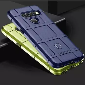 Противоударный чехол для LG V50 V50S V60 V40 ThinQ, силиконовый защитный чехол в стиле милитари для мобильного телефона LG V30S V30 V35 ThinQ V60 ThinQ чёрный