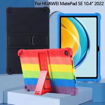 Противоударный чехол для планшета HUAWEI MatePad SE 10,4 дюйма 2022, чехол для Matepad Se AGS5-L09 W09 10,4 дюйма, силиконовая подставка, защитный чехол MatePad SE 10.4