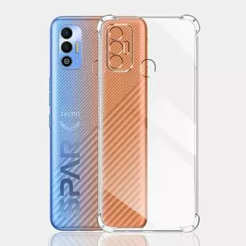Противоударный чехол для Tecno Spark 7, силиконовый мягкий прозрачный чехол для телефона Tecno Spark 7Pro, чехол для Tecno Spark7 7P Fundas For Tecno Spark 7