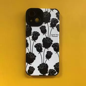Противоударный чехол для телефона с цветами розы для Iphone 14 Plus 13 Pro Max 11 12, защитная задняя крышка мини-камеры для Iphone Xr Xs Max X 7 8 iphone 6s 6