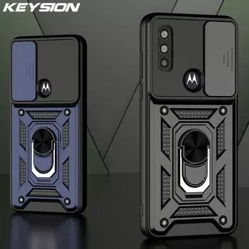Противоударный чехол KEYSION для Motorola G60 G60S G100 G30, чехол для телефона Moto Edge S for MOTO G60S чёрный