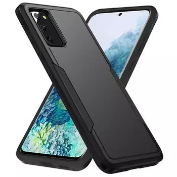 Противоударный матовый защитный чехол для Samsung Galaxy S23 S20 S21 Plus S22 Ultra 5g S21 Fe A54 A14 A53 A33 A73 A52s A52 A72 A32 A12 A13 for Galaxy A52 5G чёрный