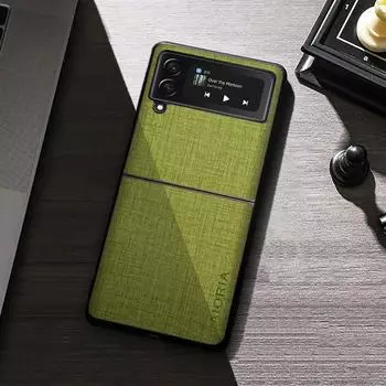 Противоударный тканевый чехол без отпечатков пальцев для Samsung Galaxy Z Flip 3 5g Flip3, сумка для телефона с защитой от падения, Fundas for Galaxy z flip 3 синий
