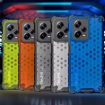 Противоударный защитный чехол для Redmi Note 12 Pro + 5G 12S, прозрачный сотовый чехол для телефона Xiaomi Redmi Note 11 Pro 11S for Redmi Note 12 синий