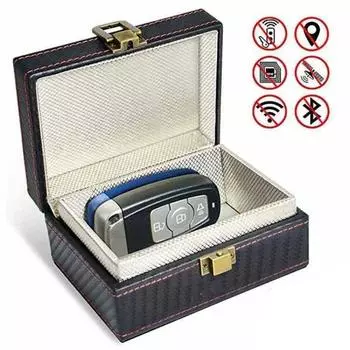 Противоугонная коробка Faraday, RFID-брелок Faraday, защитный корпус для мобильного телефона, защита от радиации, автомобильный бесключевой блокиратор сигнала, безопасность, новый чёрный