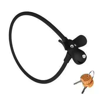 Противоугонный велосипедный замок Cartoon Key Locks Set Portable Cable Lock