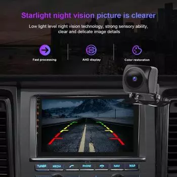 Проводная AHD 720P Hd камера заднего вида Водонепроницаемая инфракрасная камера ночного видения для вождения рекордер парковочный монитор чёрный
