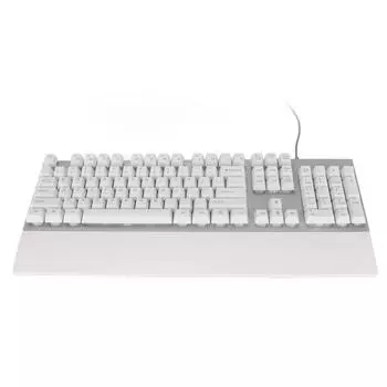 Проводная RGB-клавиатура с подставкой для запястий, 104 клавиши, четкие символы, хорошая упругость, механическое ощущение