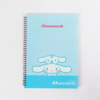 Проводной блокнот Sanrio PP А4, булочка с корицей, 1 шт.