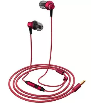 проводной HIFI звук шум с глубокими звонками высокий чистый стерео красный Наушники, внутриканальные, наушники, разъем 3,5 мм, качество, отмена, микрофон, бас,