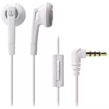 Проводные наушники Audio Technica ATH-C505iS WH с микрофоном, белые
