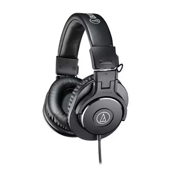 Проводные наушники Audio Technica Professional Monitor, длина чёрного цвета ATH-M30x [Мониторные/Микширующие/Герметичные/Складные/Кабель 3,0 м/]