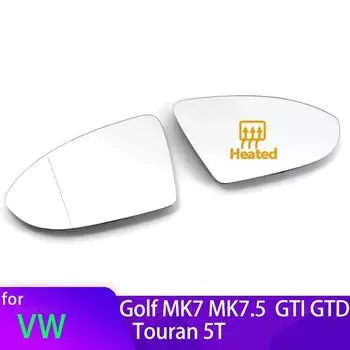 Прозрачное стекло с подогревом заднего вида для Volkswagen VW Golf 7 MK7/MK7.5 GTI GTD 2012-Touran 5T, замена 1pc Left