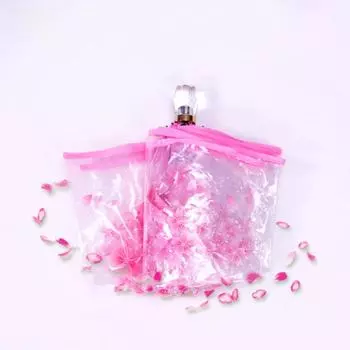 Прозрачный автоматический складной зонт Cherry Blossom для любой погоды - идеально подходит для студентов