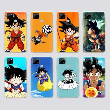 Прозрачный чехол для Samsung A04 A14 A23 M33 M53 Realme 10 9 C35 C55 VIVO X80 Infinix Hot 30 Note 11 Tecno Spark 8P Pro W-87 Dragon Ball Little Goku Tecno Camon 17P верблюд