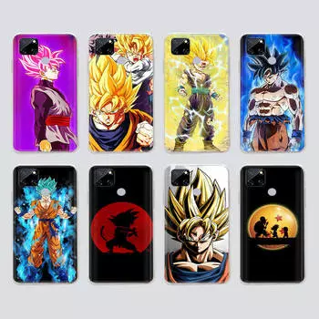 Прозрачный чехол для Samsung A04 A14 A23 M33 M53 Realme 10 9 C35 C55 VIVO X80 Infinix Hot 30 Note 11 Tecno Spark 8P Pro W-84 Dragon Z Ball Samsung A23 5G арлекин