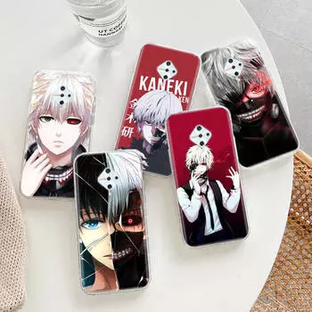 Прозрачный чехол для Samsung A04 A14 A23 A34 A54 M23 M33 M52 M53 Realme Narzo 50 50I 50a Prime C35 C55 C30S 10 9 Pro D-48 Tokyo Ghoul Tecno Pova 2 бездна