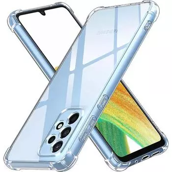 Прозрачный чехол для Samsung Galaxy A13 4G A25 5G A15 4G толстый противоударный мягкий силиконовый чехол для телефона Samsung A04 A14 A34 A54 5G For A55 5G прозрачный