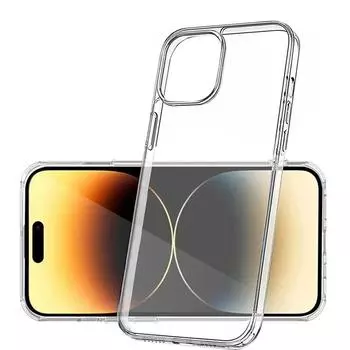 Прозрачный чехол для телефона iPhone 15 14 13 12 11 Pro Max Mini Plus, мягкий ультратонкий чехол из ТПУ для iPhone X XR XS MAX, бампер for 13 Pro Max
