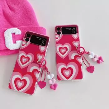 Прозрачный чехол Love для Samsung Galaxy Z Flip 4, чехол Zflip3 5g, противоударная жесткая задняя крышка с Hangouts для Samsung Z Flip 4 Galaxy Z Flip 4