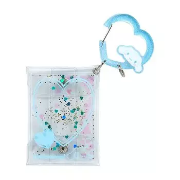 Прозрачный чехол Sanrio с карабином, 3-я серия «Красочное сердце», Cinnamoroll Cinnamoroll, персонаж 432261
