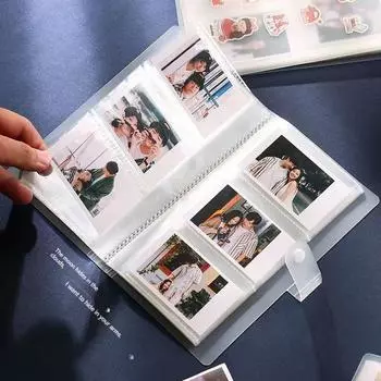 Прозрачный фотоальбом, мини-альбом Polaroid, фотокарточка, билет на поезд, коллекция карт, книга, коллекция ювелирных карточек, альбом 1-Pack