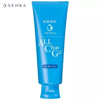 Прозрачный гель Senka ALL 160 г - Shiseido Japan 160 g синий