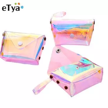 Прозрачный кошелек для монет eTya, женский маленький кошелек, женские кошельки, мини-детский карман