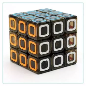 Прозрачный магический куб 3x3x3, скоростной кубик-головоломка, игра-головоломка в форме точки, Cubos Magicos, профессиональная игра-головоломка