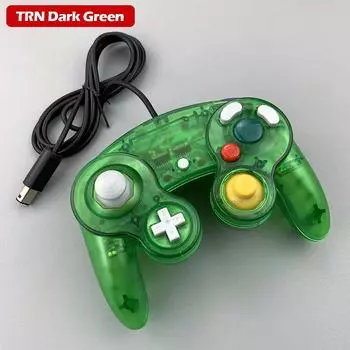 Прозрачный проводной геймпад для консоли NGC Контроллер для GameCube NGC Классический джойстик Ретро-игровая ручка для NGC Access