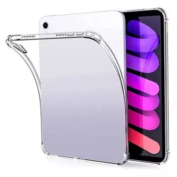 Прозрачный силиконовый чехол для iPad Mini 6, 8,3 дюйма, противоударный ультра прозрачный чехол для Apple 2021, чехол, защитная пленка для экрана TPU чистый