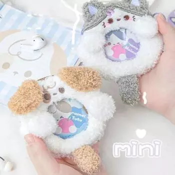 Прозрачный значок кролика Ita Bag Cat Badge Display Plush Подвеска Товары Display cat