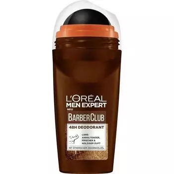 Прямая закупка в Европе LOreal Paris L Oreal Paris Men s Barber Club Дезодорант шариковый 50 мл, 1 шт.