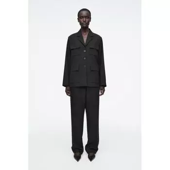 Прямые эластичные брюки Cos Japan Black/32