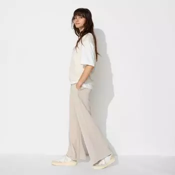 Прямые брюки из креп-джерси UNIQLO JAPAN