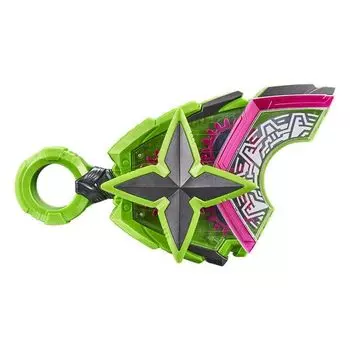 Пряжка Kamen Rider Geets PREMIUM DX Memorial Ninja Rays [Bandai] зелёный