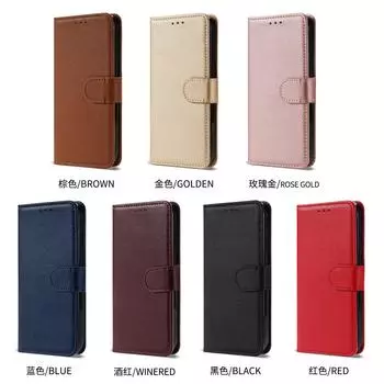 Чехол из искусственной кожи для Xiaomi Redmi 10C 10A 10 9C 9A 9T 9 8A 8 7A 7 6A 6 5A 5 Plus Poco M3 X3 NFC Cover Flip Wallet Funda For Redmi 10C&Case & Strap чёрный