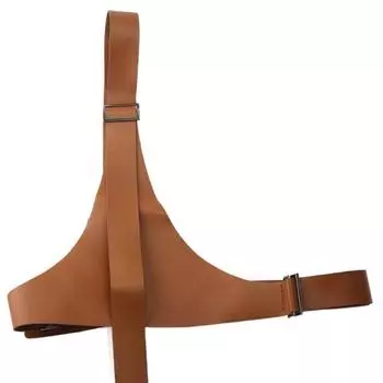PU Leather One-shoulder Strap Belt Punk Dress Cummerbunds Personality Women Waist Harness Autumn