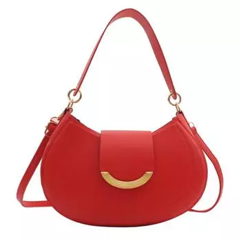 PU Leather Small Shoulder Bag Simple Mini Tote Bag Ins Ladies Messenger Bag Women