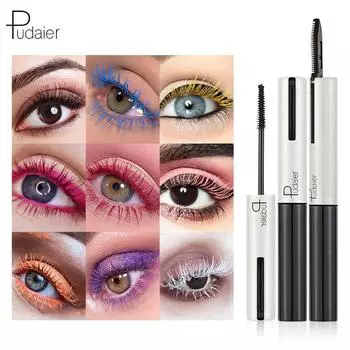 Pudaier Color Mascara Slender Curl Толстая неразмазанная тушь 9 Тушь для ресниц