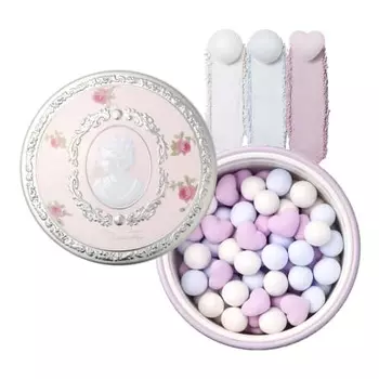 Пудра для лица Milfie Antoinette Perle 02 Purple Reine Glossy Skin/Предотвращает жирный блеск/Предотвращает выделение кожного сала и блеск/Синяя основа
