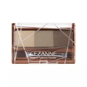 Пудра для носа и бровей Cezanne Nose & Eyebrow Powder 03 Olive 3 г с тенями для носа - Пудра для бровей, 3 г (x1)