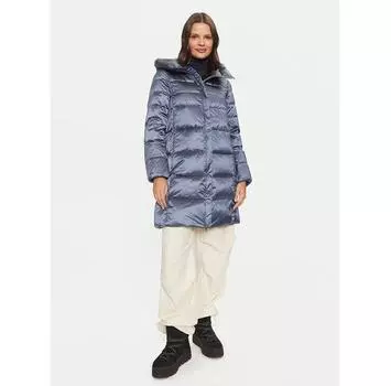 Пуховик Geox Adrya W4626G T3154 F4624 синий Regular Fit EU 40