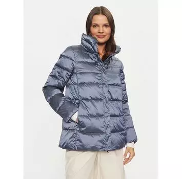 Пуховик Geox Anylla W4626A T3154 F4624 синий Regular Fit EU 46