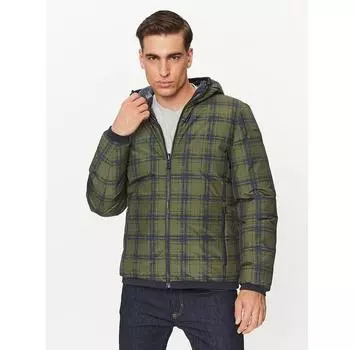 Пуховик Geox Ravex M3629D TC179F 1727 синий Regular Fit EU 48