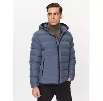 Пуховик Geox Spherica M3629C T2961F 4393 синий Regular Fit EU 48