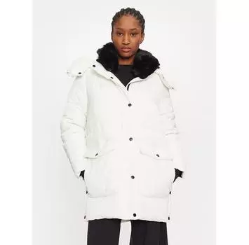 Пуховик Rinascimento CFC0118343003 белый Loose Fit L