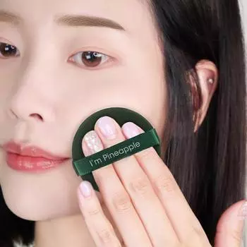 Пуховка Air Cushion Powder Puff Strawberry Pie без латекса, двойное использование для сухого и влажного макияжа, круглая губка-спонж для макияжа, косметический инструмент