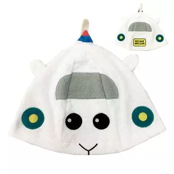 PUI PUI Molcar Sauna Hat Character Adult Men Women Bag Storage Bag в комплекте унисекс большой размер полотенце из ткани с глубоким ворсом можно стирать нарядную шляпу [PEAKS&TREES]